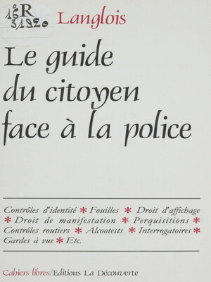cover image of Guide du citoyen face à la police